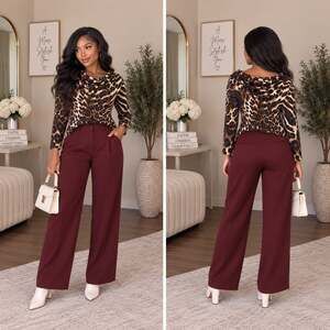 Y2K Leopard Zebra Animal Print Cowl Neck Sweater Top Small